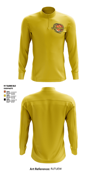 Quarter Zip Jacket, Coach Deon Fundamental Youth Basketball Training, Men's Basketball, Teamtime, Team time, sublimation, custom sports apparel, team uniforms, spirit wear, spiritwear, sports uniforms, custom shirts, team store, custom team store, fundraiser sports, apparel fundraiser