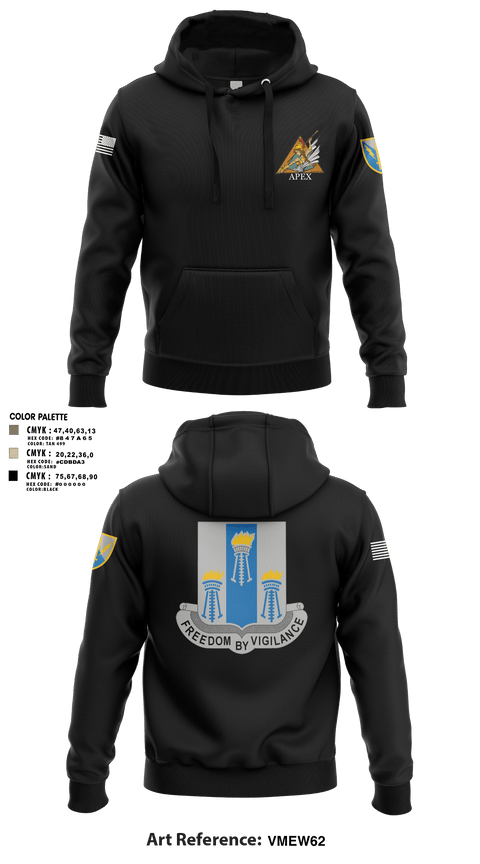 Hoodie, Apex, 502d IEW BN, Army, Teamtime, Team time, sublimation, custom sports apparel, team uniforms, spirit wear, spiritwear, sports uniforms, custom shirts, team store, custom team store, fundraiser sports, apparel fundraiser