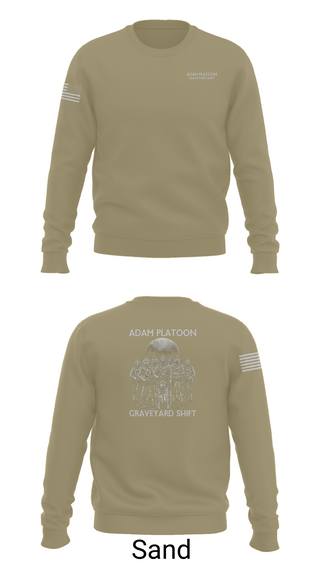 Crew Neck Sweatshirt, Adam Platoon, , Teamtime, Team time, sublimation, custom sports apparel, team uniforms, spirit wear, spiritwear, sports uniforms, custom shirts, team store, custom team store, fundraiser sports, apparel fundraiser