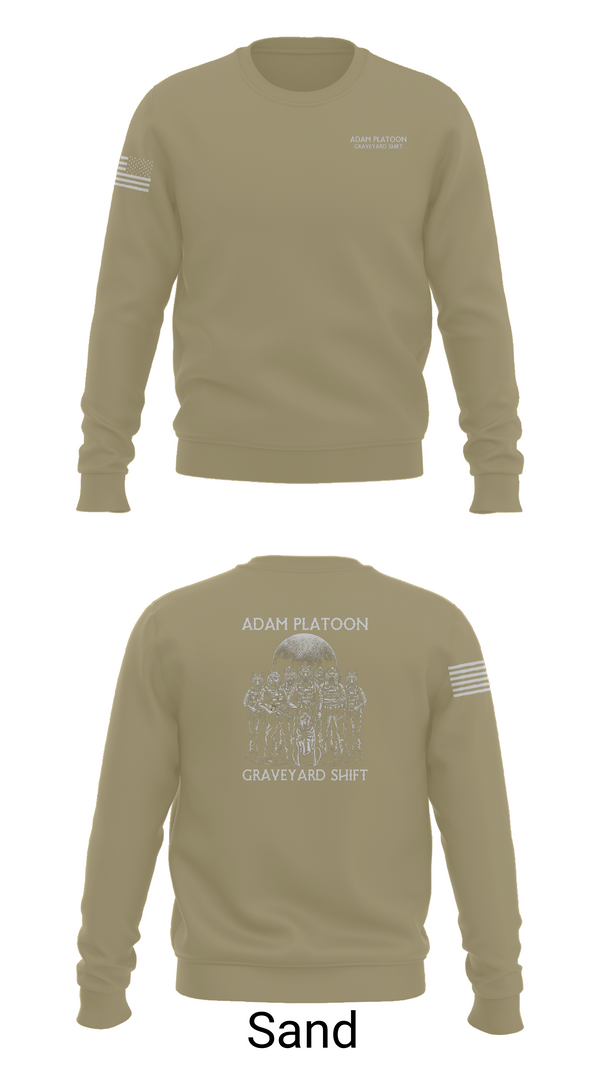Crew Neck Sweatshirt, Adam Platoon, , Teamtime, Team time, sublimation, custom sports apparel, team uniforms, spirit wear, spiritwear, sports uniforms, custom shirts, team store, custom team store, fundraiser sports, apparel fundraiser
