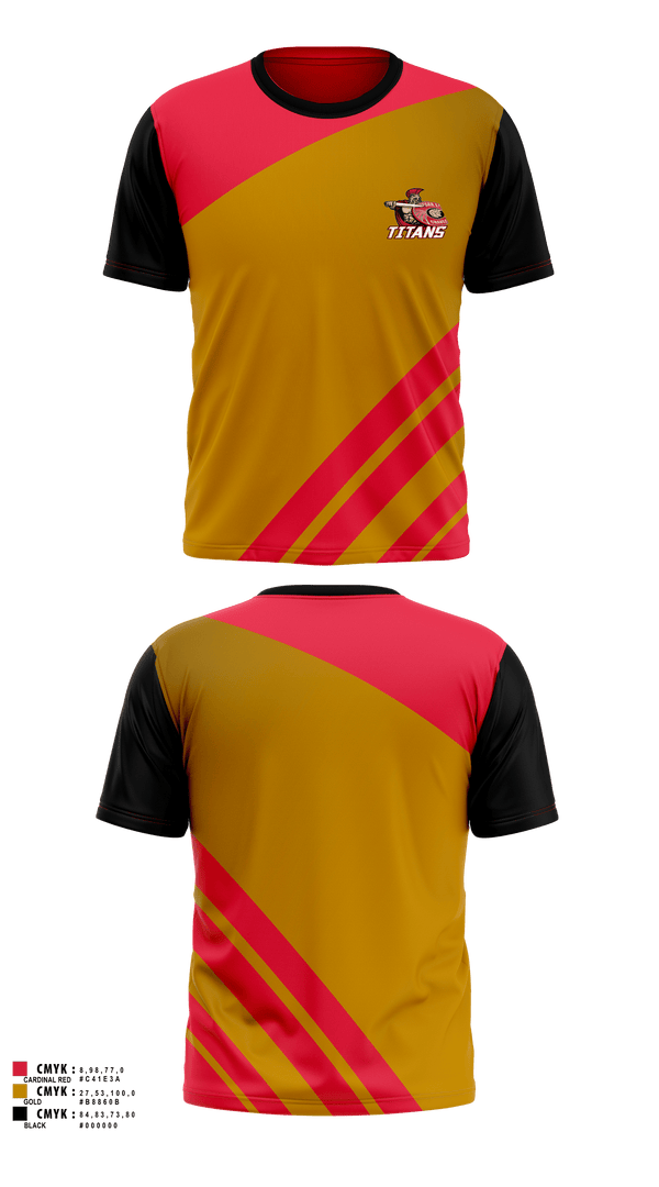 Short Sleeve Performance Shirt, Cesar Chavez Titans Tennis, Tennis, Teamtime, Team time, sublimation, custom sports apparel, team uniforms, spirit wear, spiritwear, sports uniforms, custom shirts, team store, custom team store, fundraiser sports, apparel fundraiser