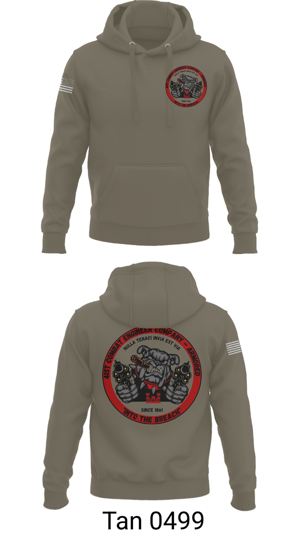 Hoodie, 41st CEC-A, Army, Teamtime, Team time, sublimation, custom sports apparel, team uniforms, spirit wear, spiritwear, sports uniforms, custom shirts, team store, custom team store, fundraiser sports, apparel fundraiser