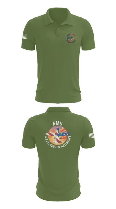 910th AMXS 63315708 Short Sleeve Performance Polo - 47