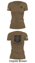 WVU AROTC 40772789 Women's Short Sleeve V-neck Shirt - 8