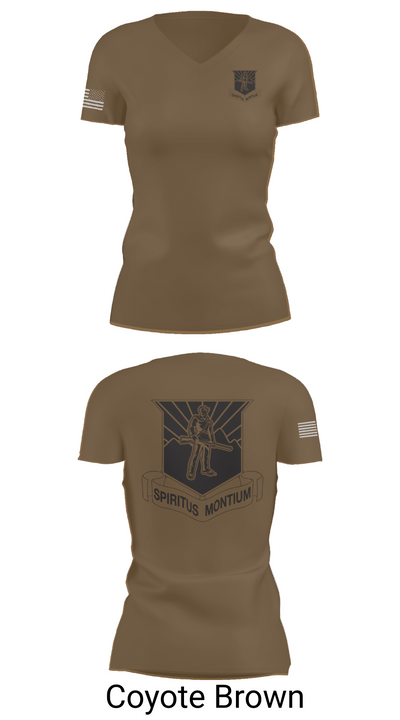 WVU AROTC 40772789 Women's Short Sleeve V-neck Shirt - 8