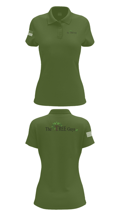 The tree guys 30385128 Women's Short Sleeve Performance Polo  - 25