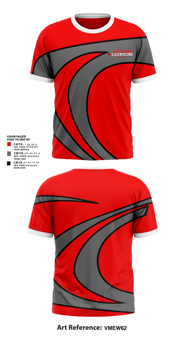 Short Sleeve Performance Shirt, McLean Lacrosse, Men's Lacrosse, Teamtime, Team time, sublimation, custom sports apparel, team uniforms, spirit wear, spiritwear, sports uniforms, custom shirts, team store, custom team store, fundraiser sports, apparel fundraiser