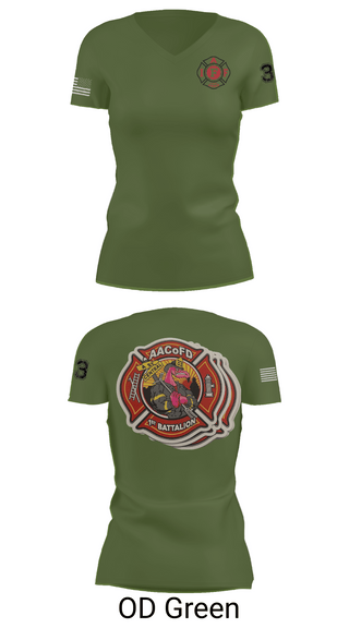 Womens Short Sleeve Vneck Shirt, Glen Burnie, Fire Department, Teamtime, Team time, sublimation, custom sports apparel, team uniforms, spirit wear, spiritwear, sports uniforms, custom shirts, team store, custom team store, fundraiser sports, apparel fundraiser