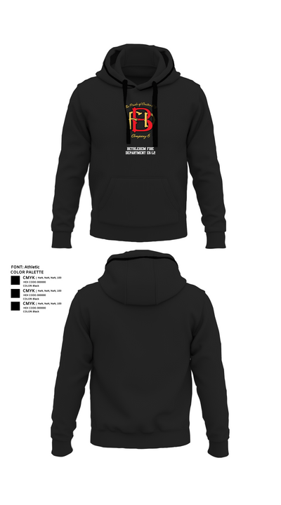 Bethlehem Fire Department E6/L2 76830300 Hoodie - 31