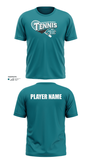 Short Sleeve Performance Shirt, Bonney Lake Panthers Tennis, Tennis, Teamtime, Team time, sublimation, custom sports apparel, team uniforms, spirit wear, spiritwear, sports uniforms, custom shirts, team store, custom team store, fundraiser sports, apparel fundraiser