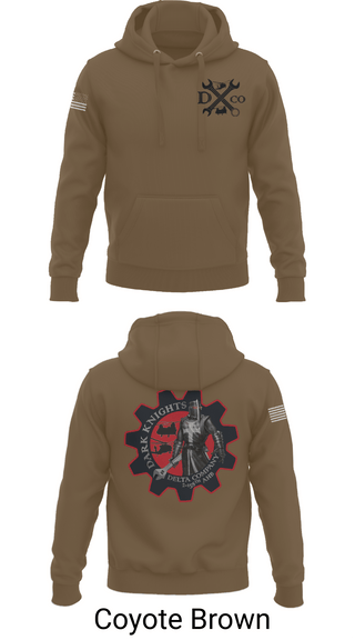 Hoodie, D Co. 2-158th AHB, , Teamtime, Team time, sublimation, custom sports apparel, team uniforms, spirit wear, spiritwear, sports uniforms, custom shirts, team store, custom team store, fundraiser sports, apparel fundraiser