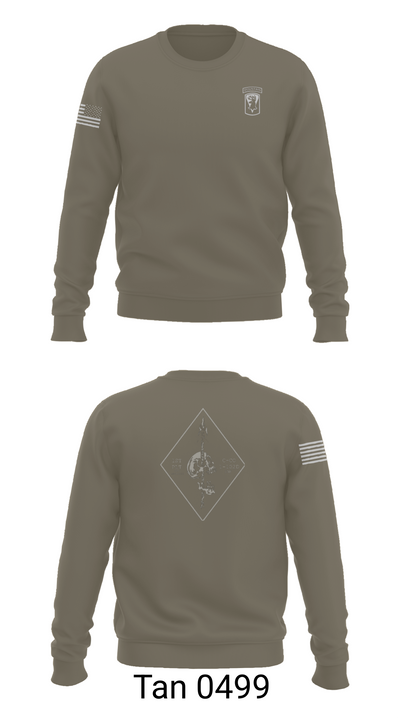 Chosen Co. 1-102D INF 80569563 Crew Neck Sweatshirt - 65