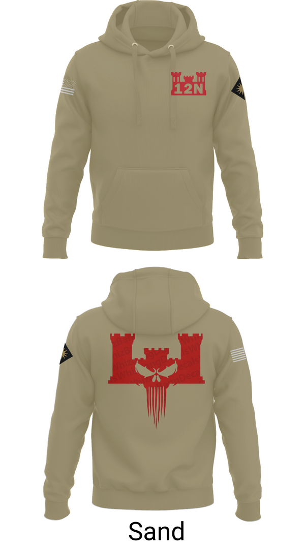 Hoodie, A co 578th BEB, , Teamtime, Team time, sublimation, custom sports apparel, team uniforms, spirit wear, spiritwear, sports uniforms, custom shirts, team store, custom team store, fundraiser sports, apparel fundraiser