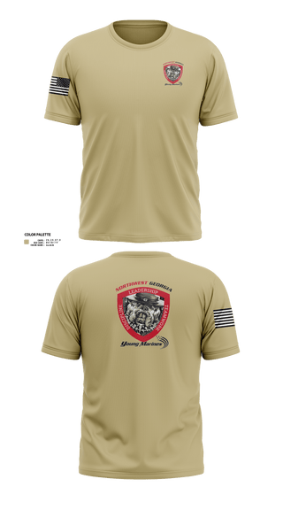Short Sleeve Performance Shirt, Northwest Georgia Young Marines, , Teamtime, Team time, sublimation, custom sports apparel, team uniforms, spirit wear, spiritwear, sports uniforms, custom shirts, team store, custom team store, fundraiser sports, apparel fundraiser