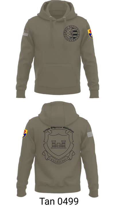 132d MRBC, 579th EN BN, 49th MP DIV 50518216 Hoodie - 74