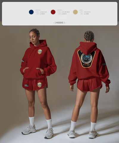 Tolland Police Department 15445764 Hoodie - 5