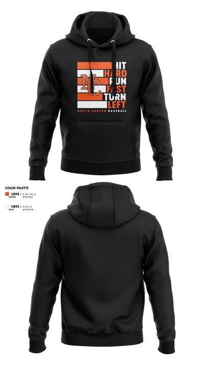North Canton Hoover Vikings 97031939 Hoodie - 7