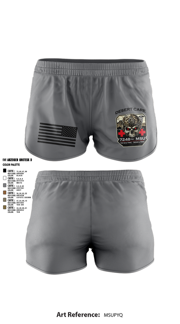 Ranger Panties, 7248th MSU, , Teamtime, Team time, sublimation, custom sports apparel, team uniforms, spirit wear, spiritwear, sports uniforms, custom shirts, team store, custom team store, fundraiser sports, apparel fundraiser