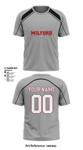 Milford Eagles Pop Warner Football and Cheer 85500081 Short Sleeve Performance Shirt - 6 (3)