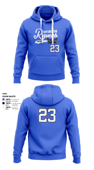 Hoodie, Irvington Preparatory Academy Softball, Softball, Teamtime, Team time, sublimation, custom sports apparel, team uniforms, spirit wear, spiritwear, sports uniforms, custom shirts, team store, custom team store, fundraiser sports, apparel fundraiser