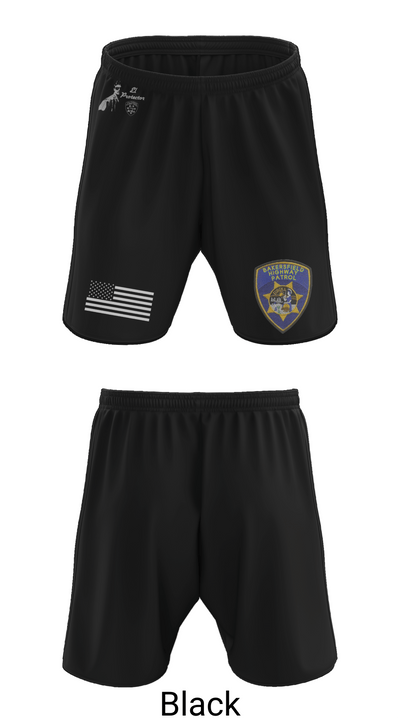 California Highway Patrol 18919595 Athletic Shorts With Pockets - 28