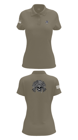 Womens Short Sleeve Performance Polo, 2-23IN CRAZYHORSE CO., , Teamtime, Team time, sublimation, custom sports apparel, team uniforms, spirit wear, spiritwear, sports uniforms, custom shirts, team store, custom team store, fundraiser sports, apparel fundraiser