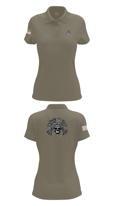 2-23IN CRAZYHORSE CO. 51563719 Women's Short Sleeve Performance Polo  - 75
