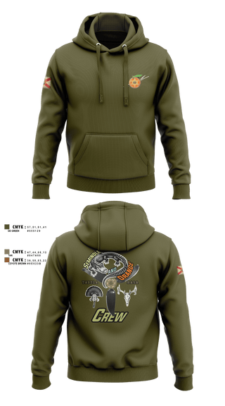 Hoodie, Seminole / Orange Crew, , Teamtime, Team time, sublimation, custom sports apparel, team uniforms, spirit wear, spiritwear, sports uniforms, custom shirts, team store, custom team store, fundraiser sports, apparel fundraiser