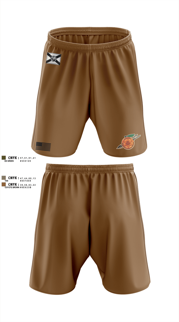 Athletic Shorts With Pockets, Seminole / Orange Crew, , Teamtime, Team time, sublimation, custom sports apparel, team uniforms, spirit wear, spiritwear, sports uniforms, custom shirts, team store, custom team store, fundraiser sports, apparel fundraiser