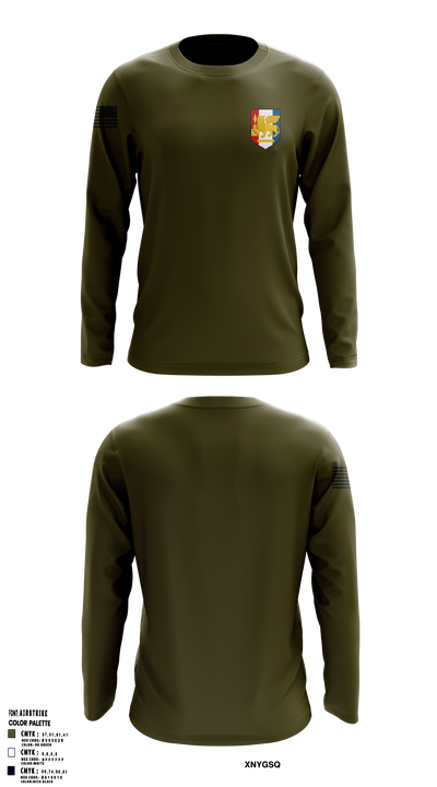 88th Artillery Detachment 75838133 Long Sleeve Performance Shirt 1