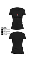 Echo Company 232nd battalion 37509624 Women's Short Sleeve V-neck Shirt - 24
