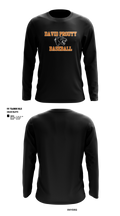 David Prouty Panthers Baseball 83165856 Long Sleeve Performance Shirt 2