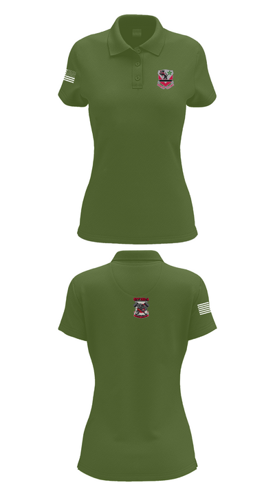 16th BEB 571st Company 8962391 Women's Short Sleeve Performance Polo  - 55