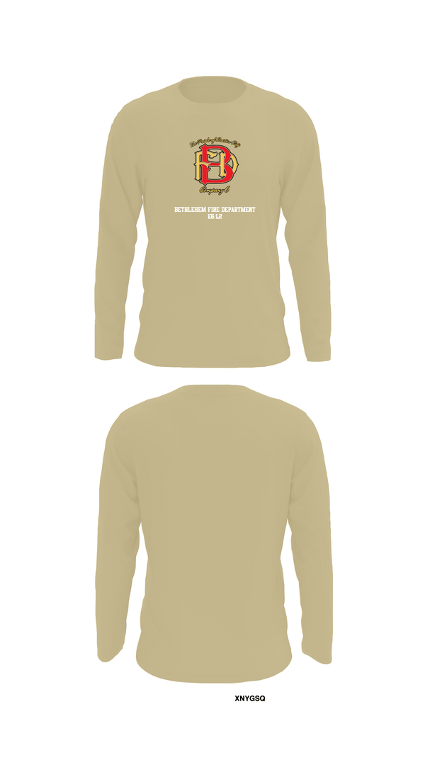 Long Sleeve Performance Shirt, Bethlehem Fire Department E6/L2, , Teamtime, Team time, sublimation, custom sports apparel, team uniforms, spirit wear, spiritwear, sports uniforms, custom shirts, team store, custom team store, fundraiser sports, apparel fundraiser