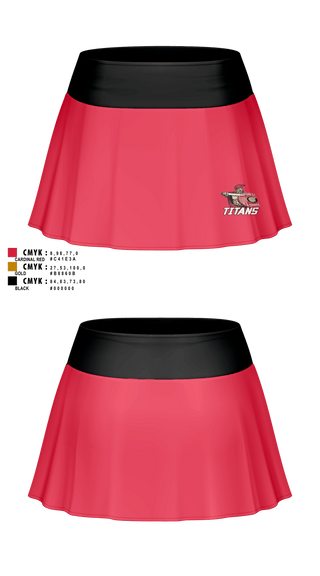 Skort, Cesar Chavez Titans Tennis, Tennis, Teamtime, Team time, sublimation, custom sports apparel, team uniforms, spirit wear, spiritwear, sports uniforms, custom shirts, team store, custom team store, fundraiser sports, apparel fundraiser
