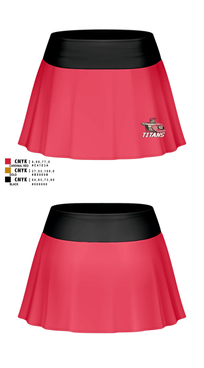 Cesar Chavez Titans Tennis 24038420 Skort - 1