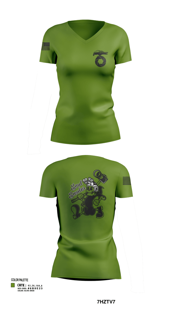 Womens Short Sleeve Vneck Shirt, MCAGCC COMMSTRAT, , Teamtime, Team time, sublimation, custom sports apparel, team uniforms, spirit wear, spiritwear, sports uniforms, custom shirts, team store, custom team store, fundraiser sports, apparel fundraiser