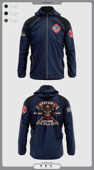 Windbreaker, PVFR, Fire Department, Teamtime, Team time, sublimation, custom sports apparel, team uniforms, spirit wear, spiritwear, sports uniforms, custom shirts, team store, custom team store, fundraiser sports, apparel fundraiser