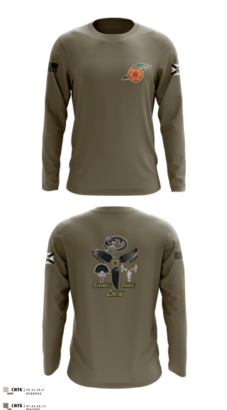Long Sleeve Performance Shirt, Seminole / Orange Crew, , Teamtime, Team time, sublimation, custom sports apparel, team uniforms, spirit wear, spiritwear, sports uniforms, custom shirts, team store, custom team store, fundraiser sports, apparel fundraiser
