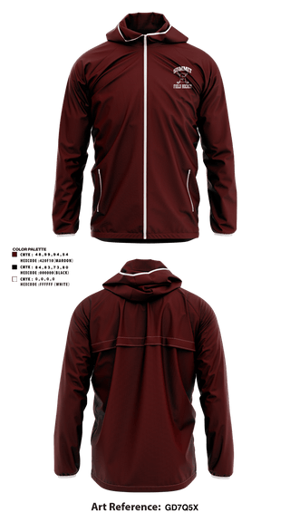 Windbreaker, Rockwood Summit Falcons Field Hockey, Field Hockey, Teamtime, Team time, sublimation, custom sports apparel, team uniforms, spirit wear, spiritwear, sports uniforms, custom shirts, team store, custom team store, fundraiser sports, apparel fundraiser