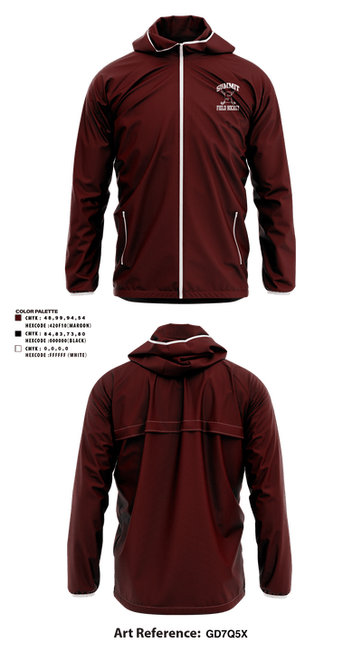 Rockwood Summit Falcons Field Hockey 31240384 Windbreaker - 2