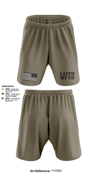 Athletic Shorts With Pockets, 145th MT CO, , Teamtime, Team time, sublimation, custom sports apparel, team uniforms, spirit wear, spiritwear, sports uniforms, custom shirts, team store, custom team store, fundraiser sports, apparel fundraiser
