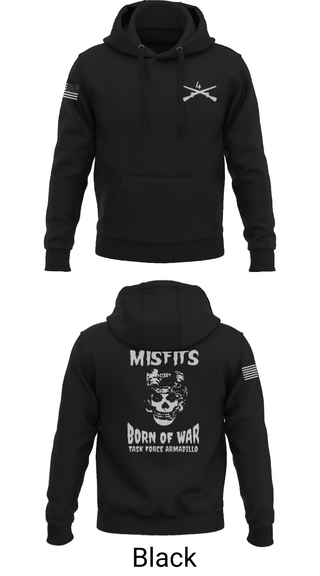 Hoodie, 4th platoon misfits, Army, Teamtime, Team time, sublimation, custom sports apparel, team uniforms, spirit wear, spiritwear, sports uniforms, custom shirts, team store, custom team store, fundraiser sports, apparel fundraiser