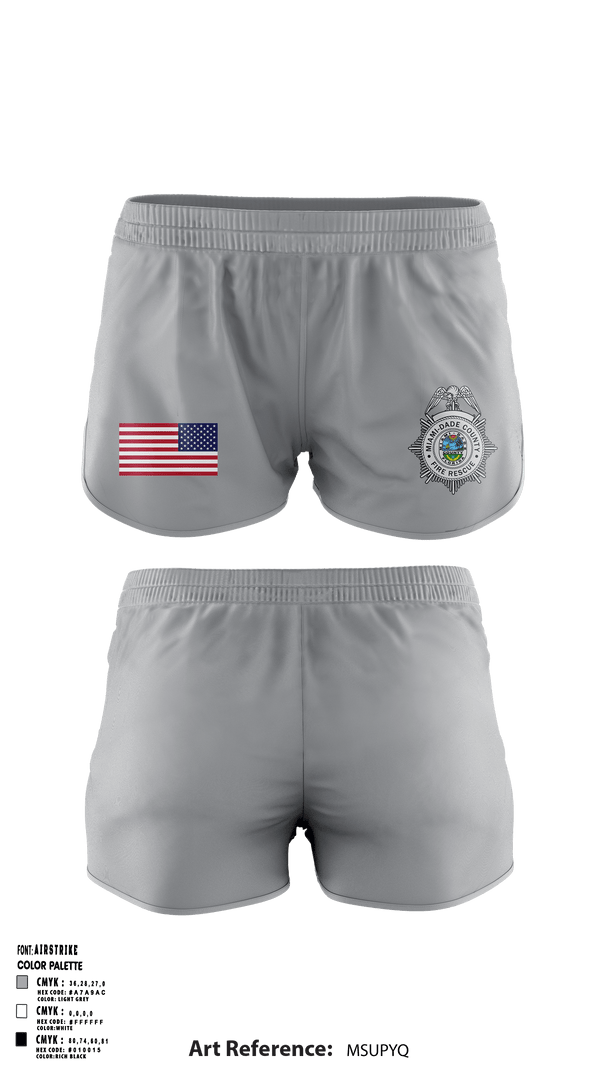 Womens Shorts, Miami Dade Fire Rescue, , Teamtime, Team time, sublimation, custom sports apparel, team uniforms, spirit wear, spiritwear, sports uniforms, custom shirts, team store, custom team store, fundraiser sports, apparel fundraiser