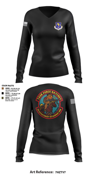 Womens Long Sleeve Vneck Shirt, OSI EDET 2506, , Teamtime, Team time, sublimation, custom sports apparel, team uniforms, spirit wear, spiritwear, sports uniforms, custom shirts, team store, custom team store, fundraiser sports, apparel fundraiser