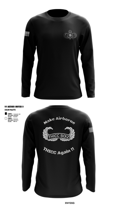 THICC BOIZ 20843626 Long Sleeve Performance Shirt 1