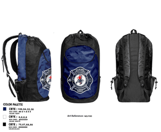 Gear Bag, ISA Air base Fire Dept., Fire Department, Teamtime, Team time, sublimation, custom sports apparel, team uniforms, spirit wear, spiritwear, sports uniforms, custom shirts, team store, custom team store, fundraiser sports, apparel fundraiser