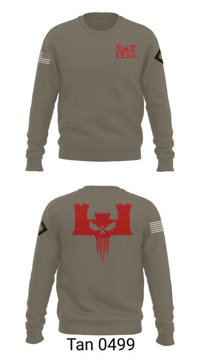 A co 578th BEB 4198260 Crew Neck Sweatshirt - 62