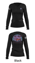 1-228 HHC Phantoms 17599849 Women's Long Sleeve V-neck Shirt - 37