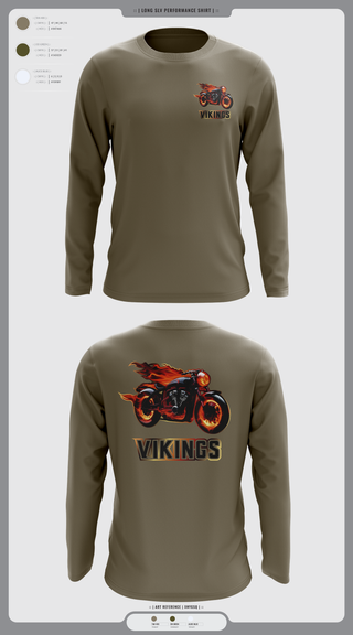 Long Sleeve Performance Shirt, Vikings, , Teamtime, Team time, sublimation, custom sports apparel, team uniforms, spirit wear, spiritwear, sports uniforms, custom shirts, team store, custom team store, fundraiser sports, apparel fundraiser